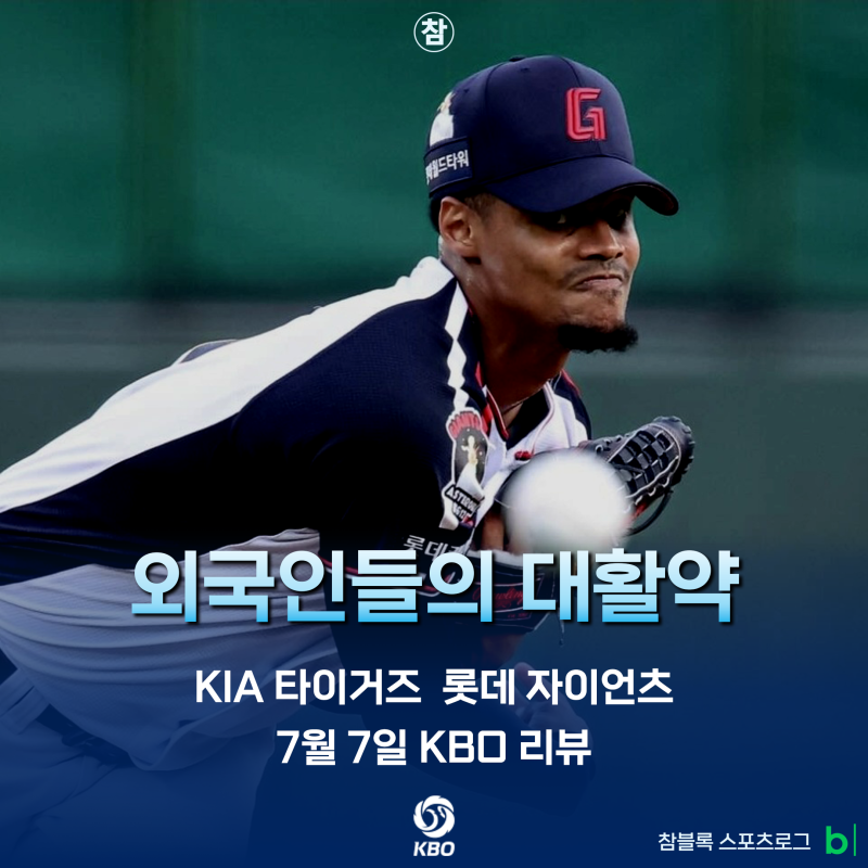 '로드리게스 9K 쾌투+레이예스 4안타' 롯데, KIA 대파하며 가을야구 희망 쐈다