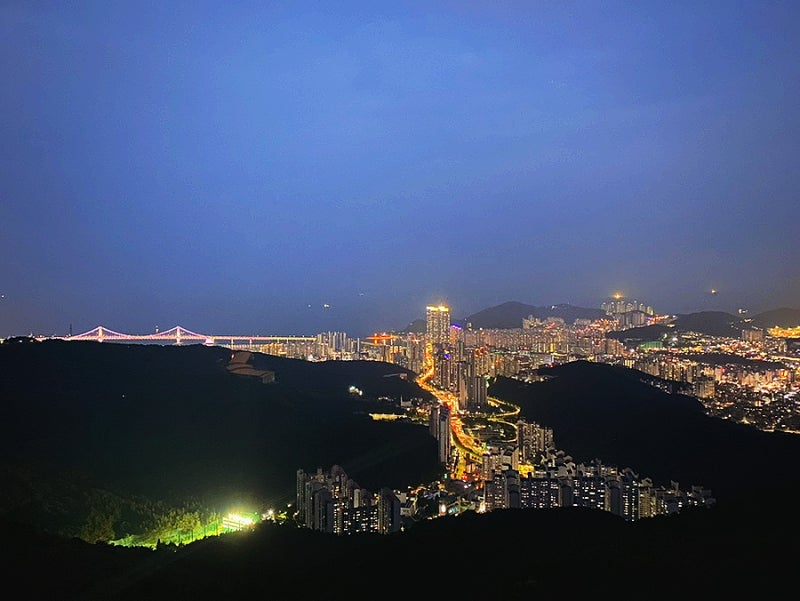 부산 황령산의 야경과 낮 풍경 (콜택시 필수) Ver. 뚜벅이