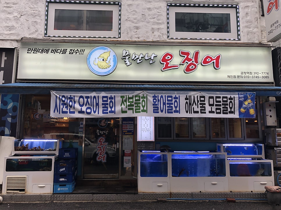 물만난오징어 금정역점 사진 1
