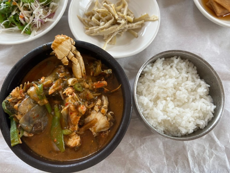 경남 하동 아기랑 함께 맛집 식당추천/ 화개장터 근처 혜성식당 참게+ 메기탕 제대로 먹고 온....