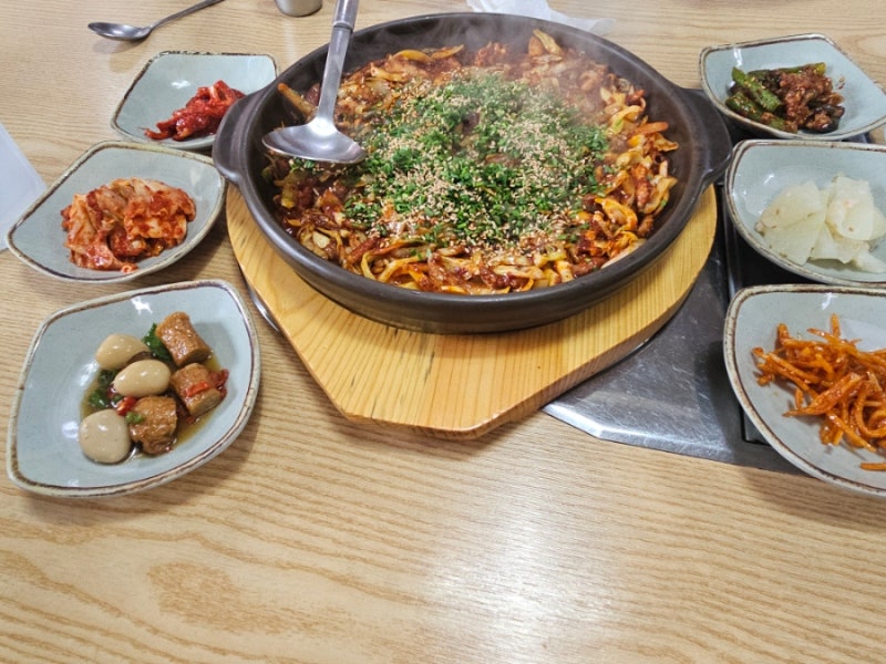 하동 옥종맛집 내고향 왕갈비 낚지볶음 추천