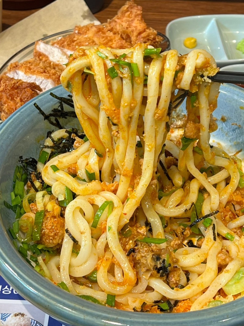 상암 우동 맛집 우동키노야, 마제소바 돈까스 세트 먹어본 후기