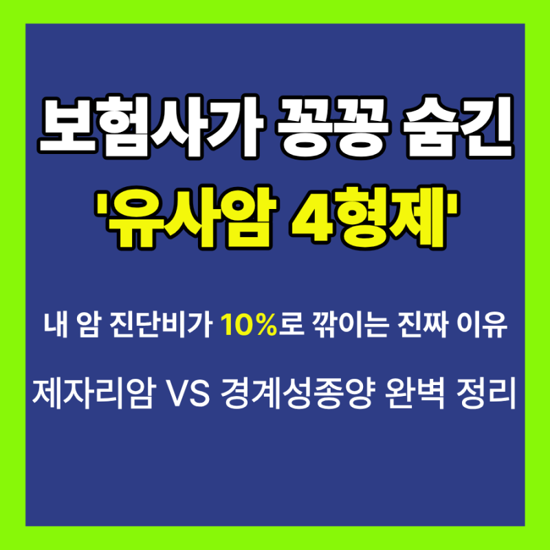 건강검진 후 D 코드 받으셨나요? 제자리암, 경계성종양 차이점과 숨은 보험금 100% 찾는 법