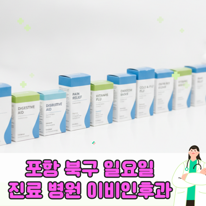 포항 북구 일요일 진료 병원 이비인후과 찾기, 내 근처 주말 24시 응급 위치 조회