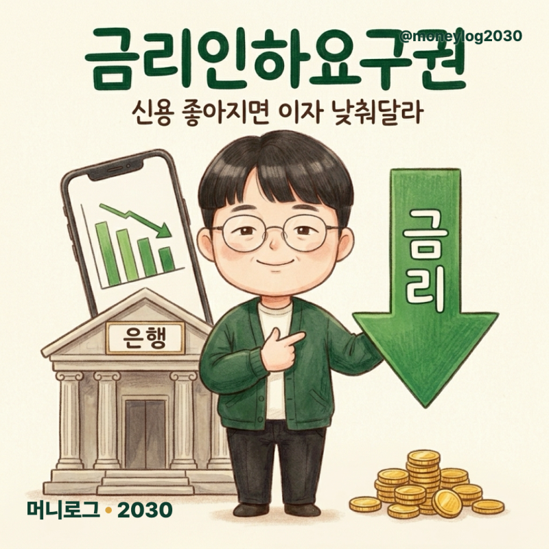 "금리 그냥 두고 있었다면" 금리인하요구권 신청 방법과 대상, 진짜 되나