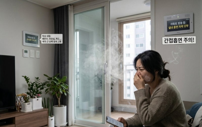 아파트 담배냄새 원인부터 소송 화장실 담배 냄새 제거 방법 알아보기
