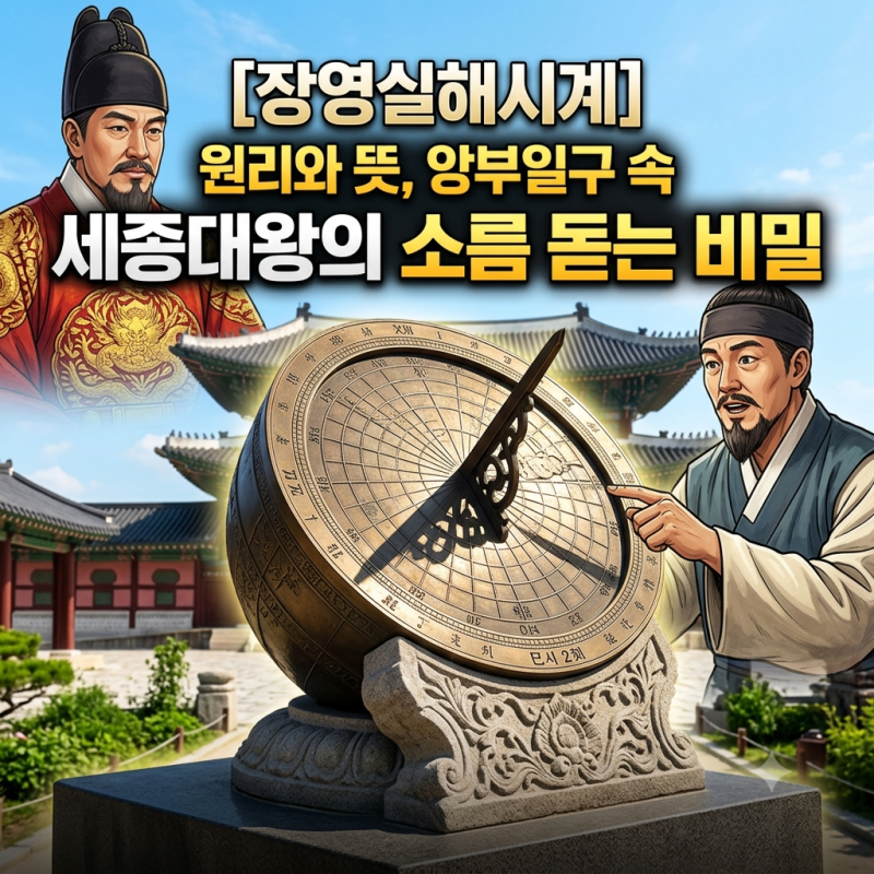 [장영실해시계] 원리와 뜻, 앙부일구 속 세종대왕의 소름 돋는 비밀