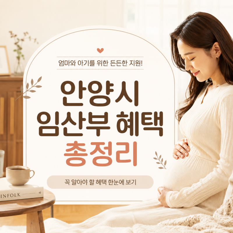 경기도 안양시 임산부 혜택 총정리, 출산지원금 시기까지