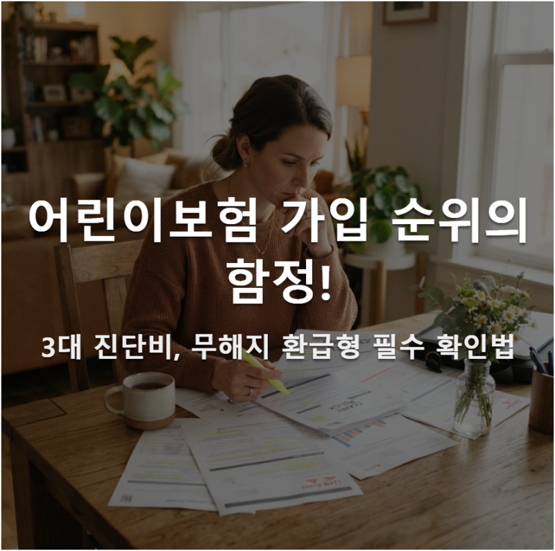 어린이보험 가입 순위, 무조건 1위만 믿으면 안 되는 이유 (어떻게 살펴봐야 할까?)