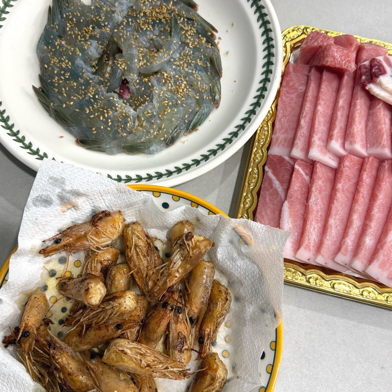 울산 생새우회 파는곳 포장 참치맛있는 명촌횟집 바름수산