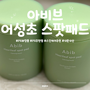 PX화장품 아비브 어성초 스팟패드 민감 피부 진정템