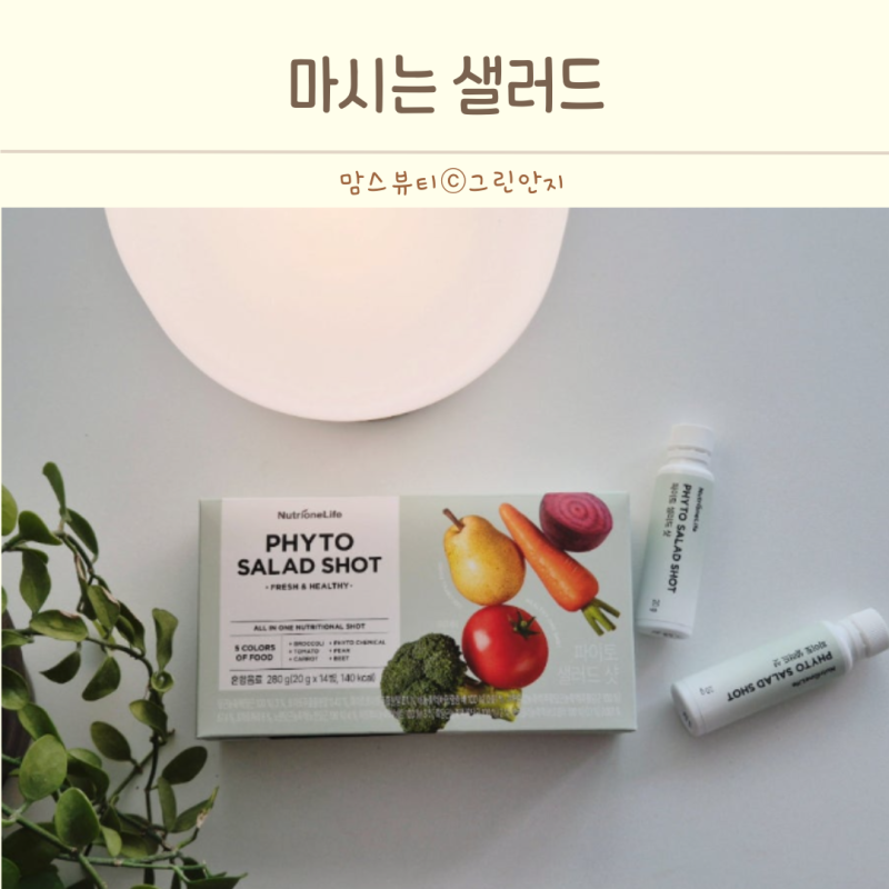 마시는 샐러드 뉴트리원라이프 파이토케미컬 샐러드샷 추천 후기