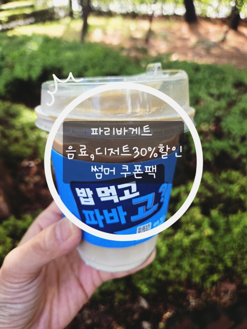 파리바게트 썸머 쿠폰팩| 빙수 커피 크러쉬 디저트 30%할인받기| 쿠폰받는방법| 후기