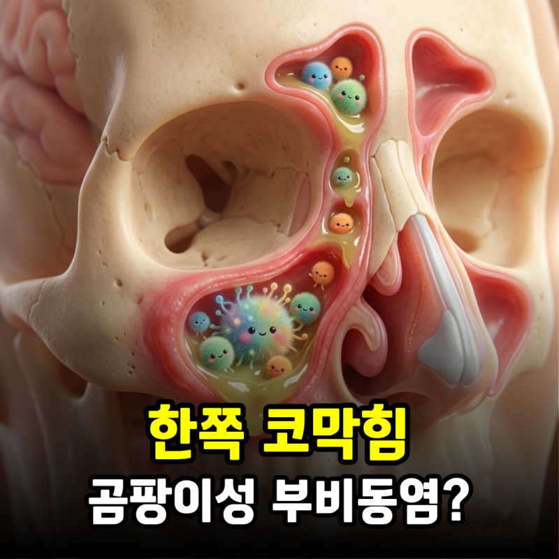 한쪽 코막힘, 곰팡이성 부비동염?