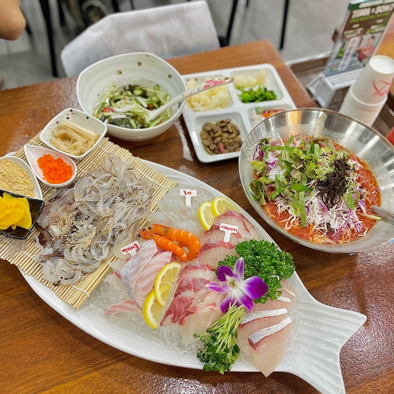 안산 선부동 횟집 초장집 선부점, 여름 제철회 한상으로 제대로 배 채우고 온 후기
