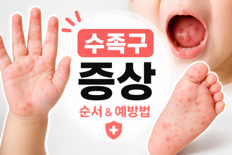 수족구 증상 총정리｜아기·유아·성인 수족구 증상 순서와 전염까지
