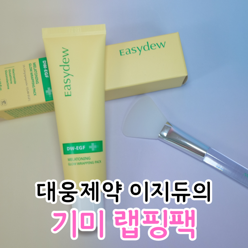 이지듀 기미팩 가볍게 바르고 촉촉하게 떼어내자