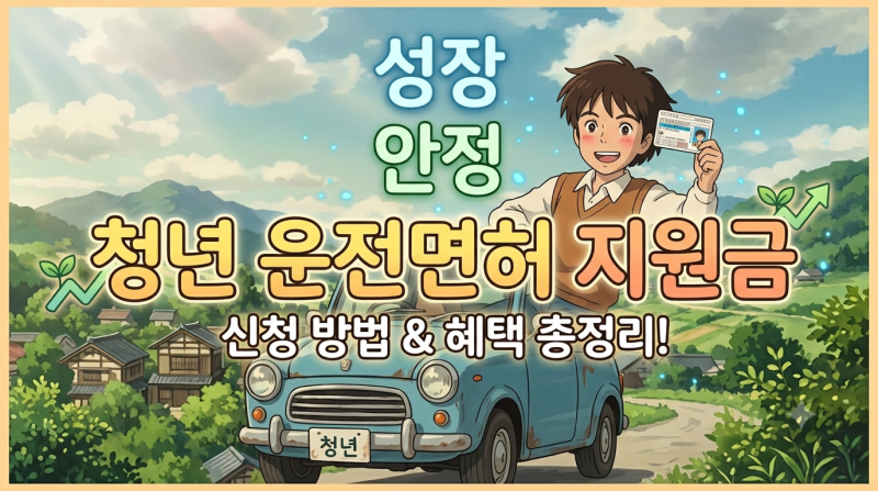 2026 청년 운전면허 지원금 총정리! 서울·경기도·인천·부산·대전·대구·광주·청주·천안 신....