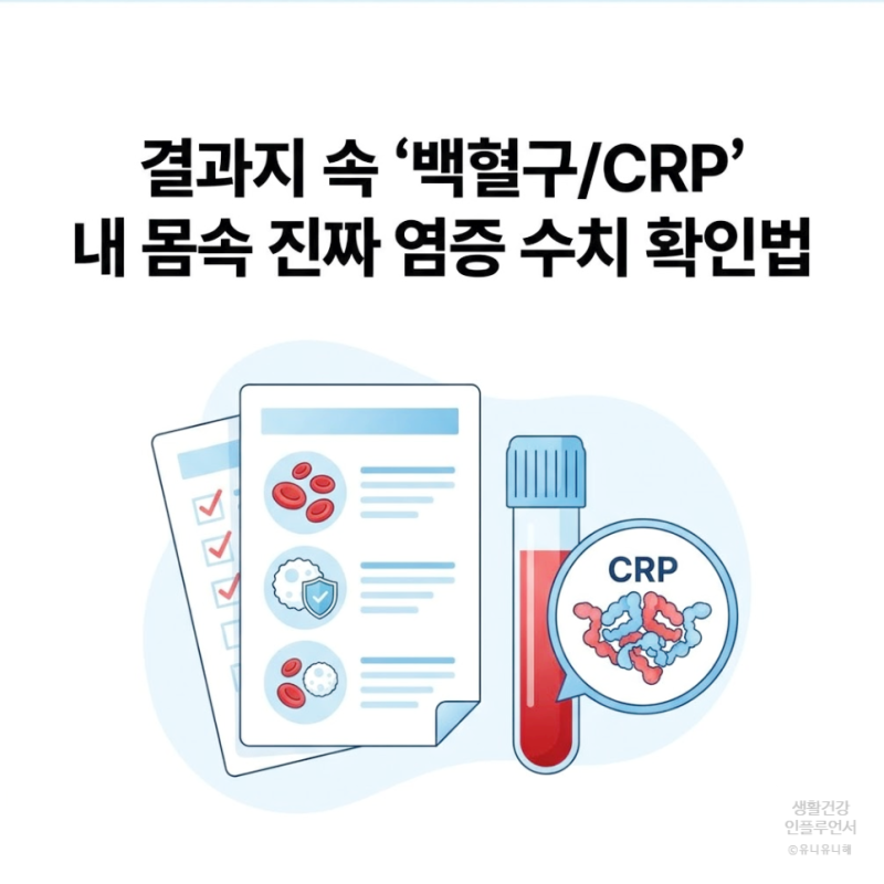 백혈구 수치가 높으면 낮으면 보내는 신호, 혈액 염증수치 팩트체크
