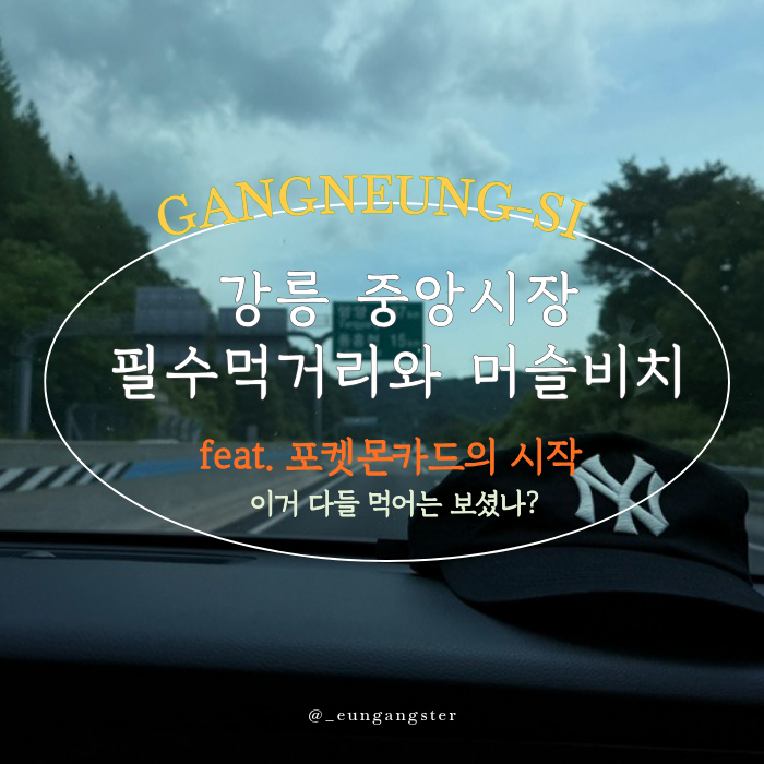 강릉 가볼만한곳,중앙시장 먹거리 주차 꿀팁, 초등남매 머슬비치 턱걸이 미션 성공후기