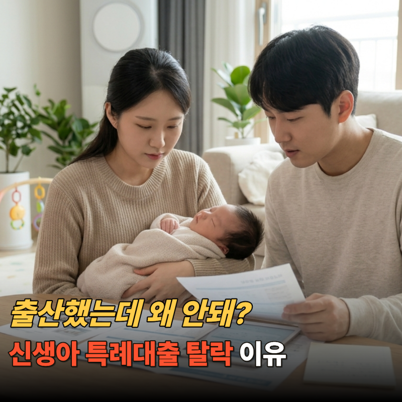 신생아 특례대출, 자격 된다고 생각했다가 막히는 진짜 이유
