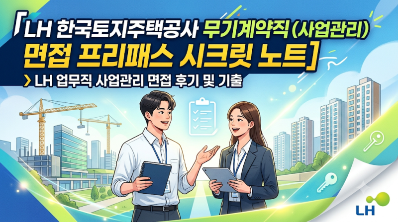 LH 무기계약직 사업관리 면접, 일반직 기출문제로 준비했다간 탈락하는 이유 (진짜 실무 꿀팁....