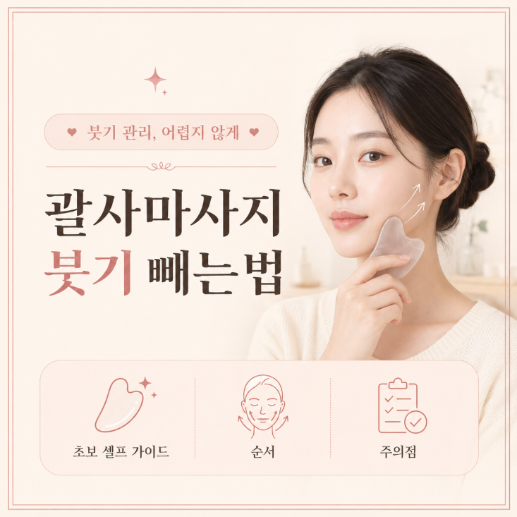 괄사마사지 붓기 빼는 법, 초보 셀프 가이드