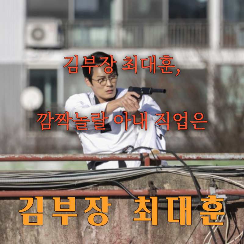 드라마 김부장 최대훈 와이프, 놀라운 직업(학씨 아저씨)
