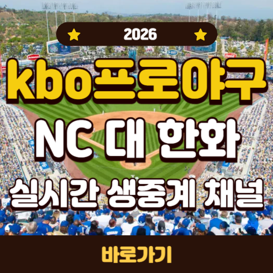 KBO <b>프로 야구 경기</b> NC... 순위 예측 전력 프리뷰 우천 <b>취소</b>