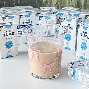 멸균우유 추천 라떼 만들기 좋은 고소한 매일우유 미니