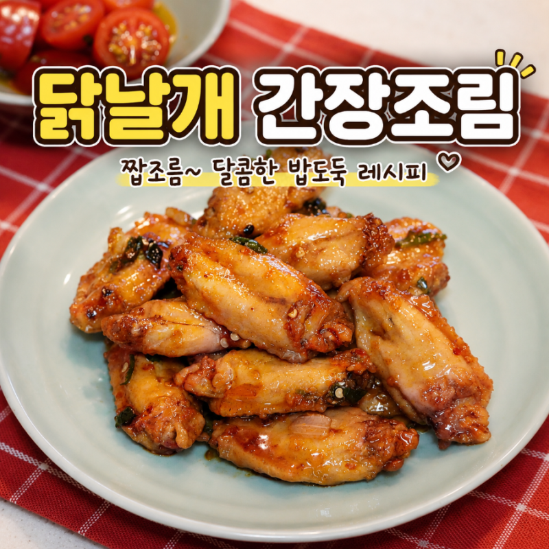 단짠단짠 온 가족이 좋아하는 닭날개 간장조림