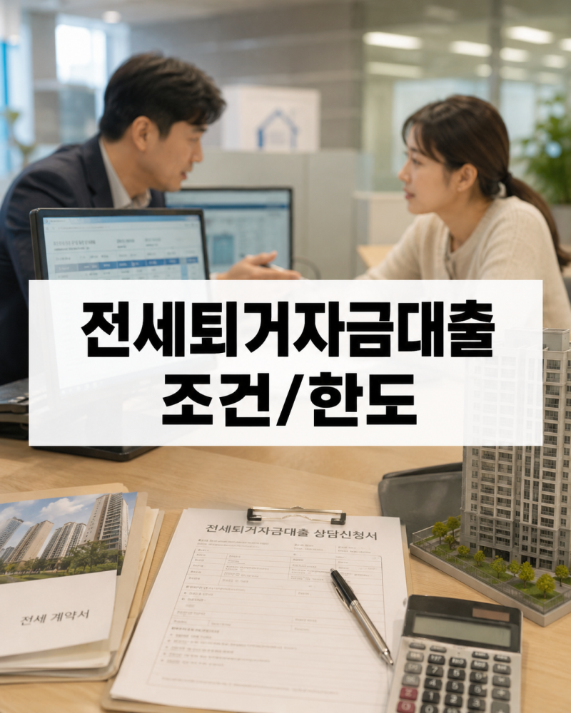 전세퇴거자금대출 조건 실거주 한도 기간 규제 dsr