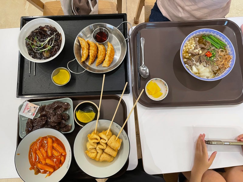 분당 서현역 맛집 AK플라자 푸드코트 깐깐 쌀국수 & 청담반점 & 분식