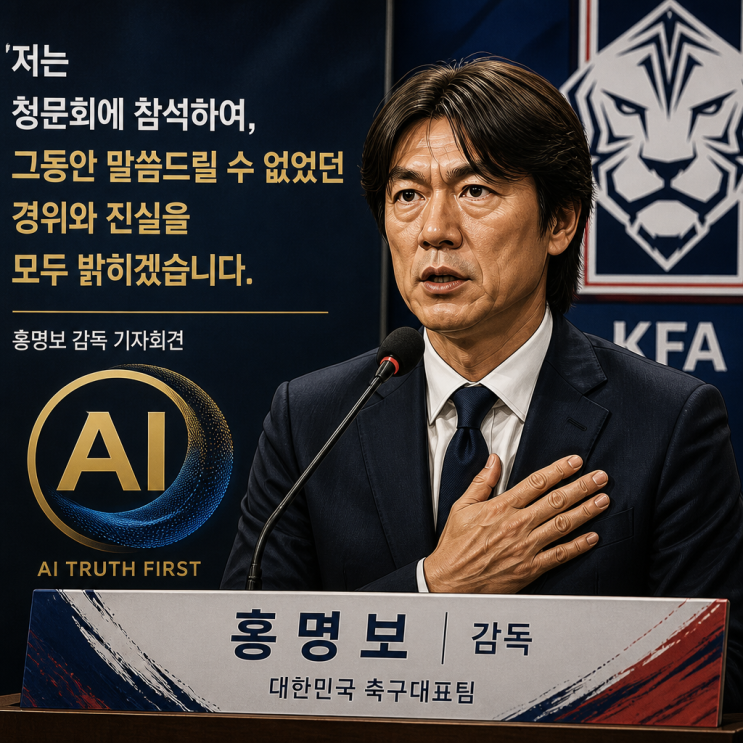 <b>홍명보</b> '<b>청문회</b>부르면가겠다' 말못한사정밝힌다