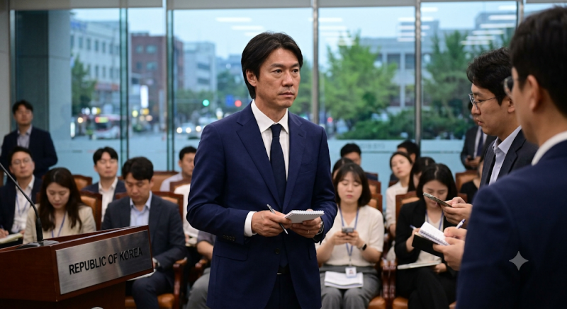 ‘미국행’ 홍명보, 한국 돌아오나…“선수들 지키는 것도 감독의 몫” 국회 청문회 참석 의....