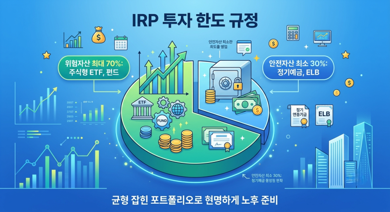 IRP 계좌에서 굴리기 좋은 금융상품 추천 (원금보장형 vs 실적배당형)
