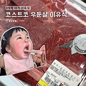 코스트코 우둔살 9개월 아기 이유식 소고기 만들기 가격 꿀팁