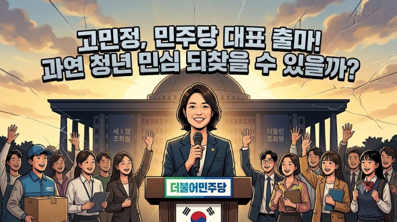 고민정 의원 당대표 출마 선언, 과연 민주당의 청년 민심을 되찾을 수 있을까?