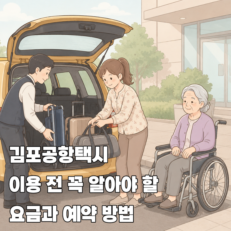 김포공항택시 이용 전 꼭 알아야 할 요금과 예약 방법