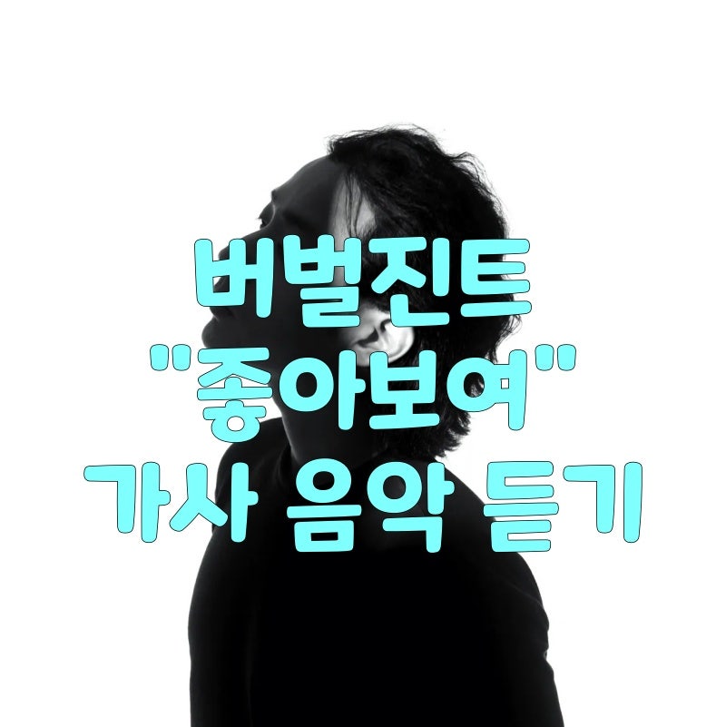 버벌진트의 "좋아보여" 가사와 음악 듣기 (Feat. 검정치마) 이야기