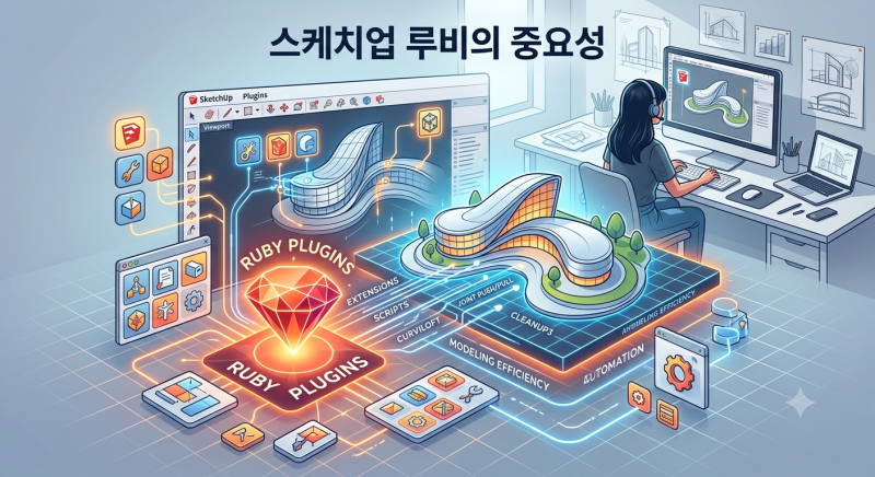 스케치업에서 루비의 중요성