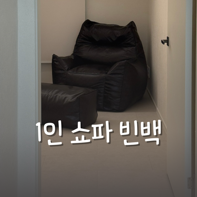 1인용 쇼파 고민하다가 구매한 플래지어 빈백, 소파 대신 괜찮을까?