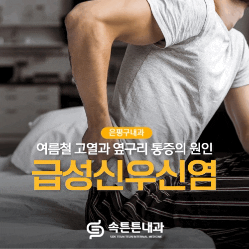 은평구내과 여름철 고열과 옆구리 통증의 원인 급성신우신염이란?