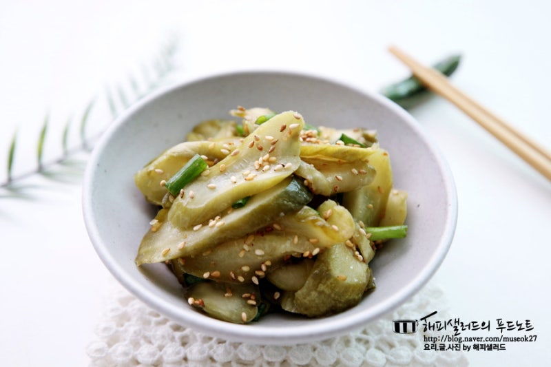오이지무침 황금 레시피 오이장아찌무침 만드는법