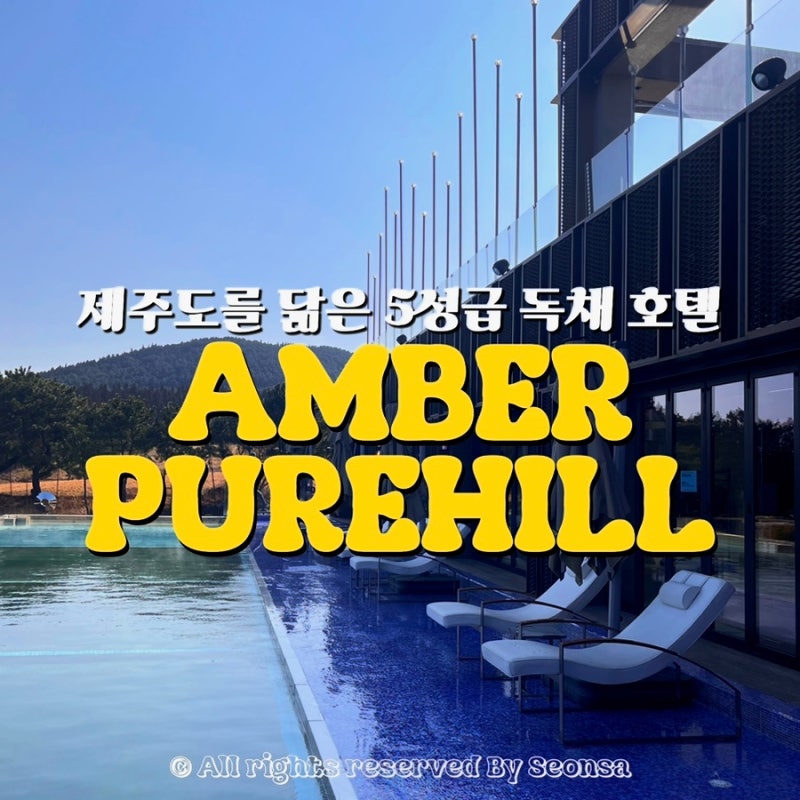 제주 엠버퓨어힐 호텔&리조트 힐 루나 패밀리 후기｜복층 독채 객실·조식·인피니티풀 추천
