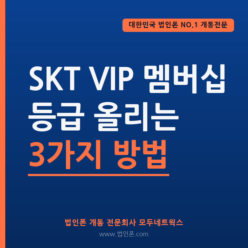 SKT VIP 멤버십 등급 올리는 방법 — 요금제·납부금액·장기가입 3가지 루트 정리