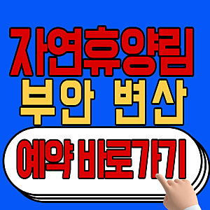 국립휴양림 유일 해안형, 부안 변산자연휴양림 예약 가이드