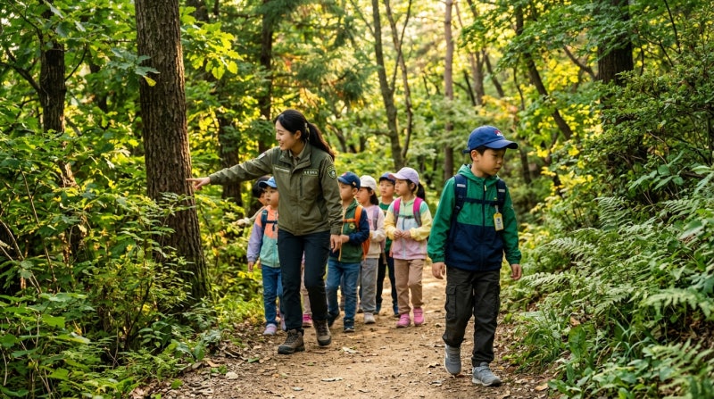 초등 방학 숙제 끝! 로컬 숲체험으로 생태학습 한 번에