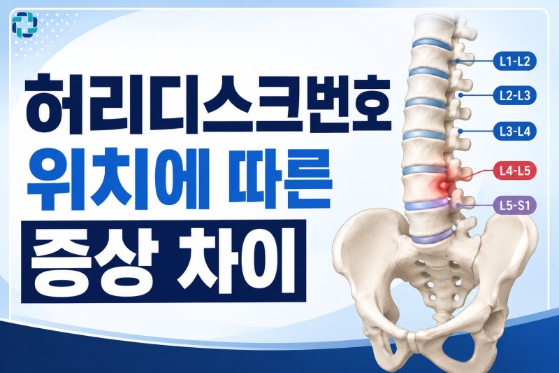 인천연수구정형외과 허리디스크번호 위치에 따른 증상 차이