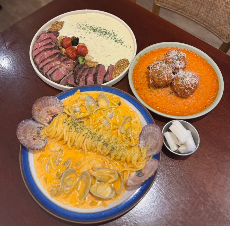 부산 서면 레스토랑 양식맛집 주앙 서면전포점 ㅣ 로제해산물파스타, 로제아란치니, 알리고....
